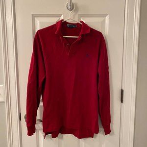Red Long Sleeve Polo Ralph Lauren